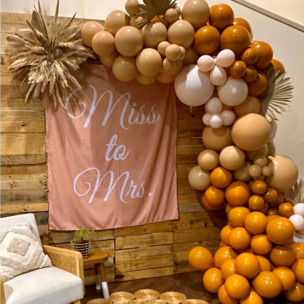 “”Miss to Mrs” banner